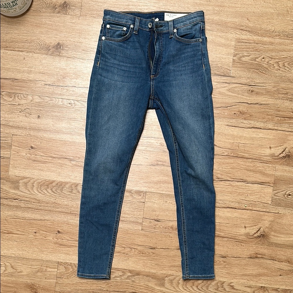 Rag & Bone Skinny Blue Jeans Tapered Fit